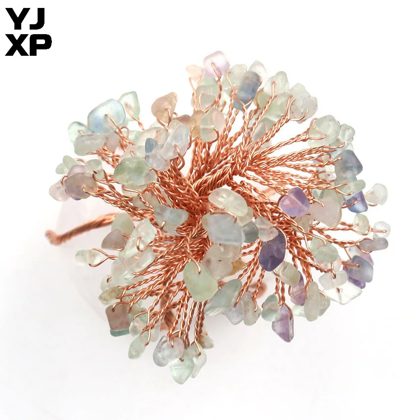 YJXP 2019 новый натуральный флюорит большое Счастливое дерево рейки Целебный Камень