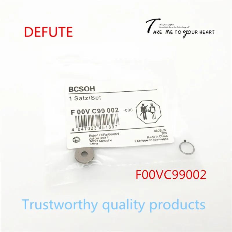 50 шт./лот F00VC99002 инжектор с общей топливной магистралью cermaic ball и F00 VC990 02 стальные
