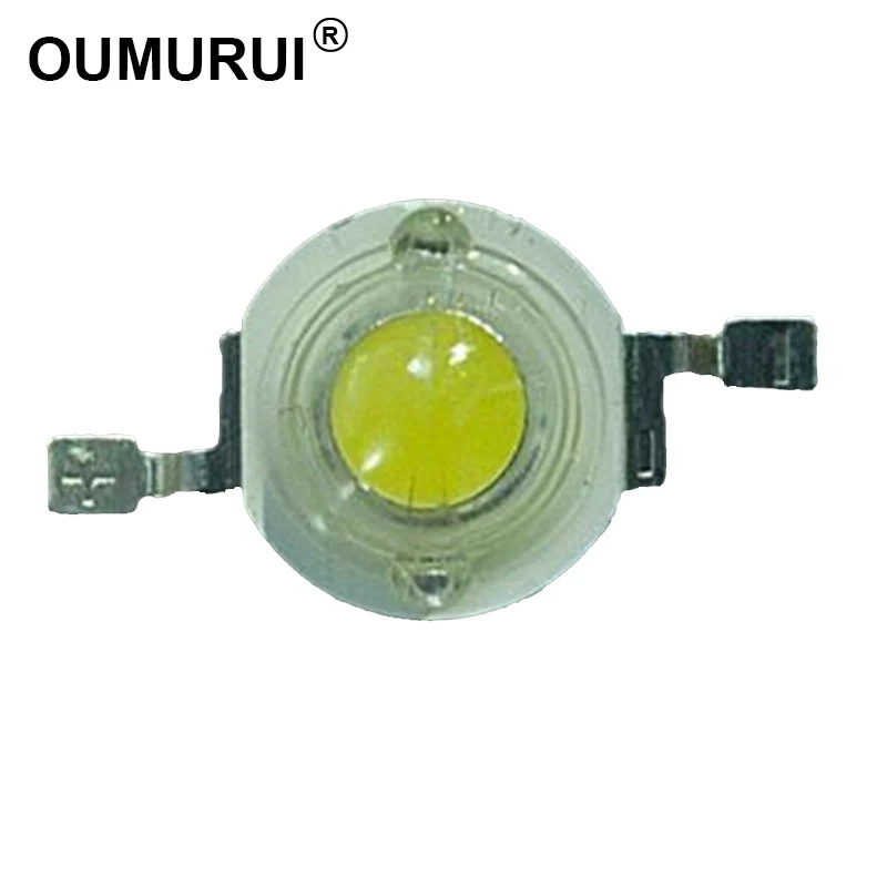 1 Вт Светодиодный чип высокой мощности LED шарик лампа теплый белый 300мА 3 2 4 в 100 120LM