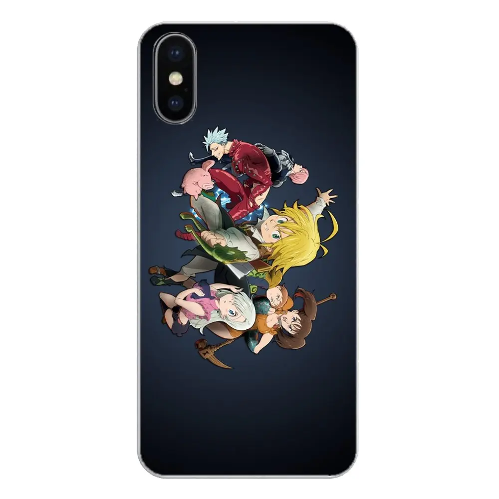 Чехлы для телефона Motorola Moto X4 E4 E5 G5 G5S G6 Z Z3 G3 C Play Plus Seven Deadly Sins Meliodas Elizabeth Liones King |