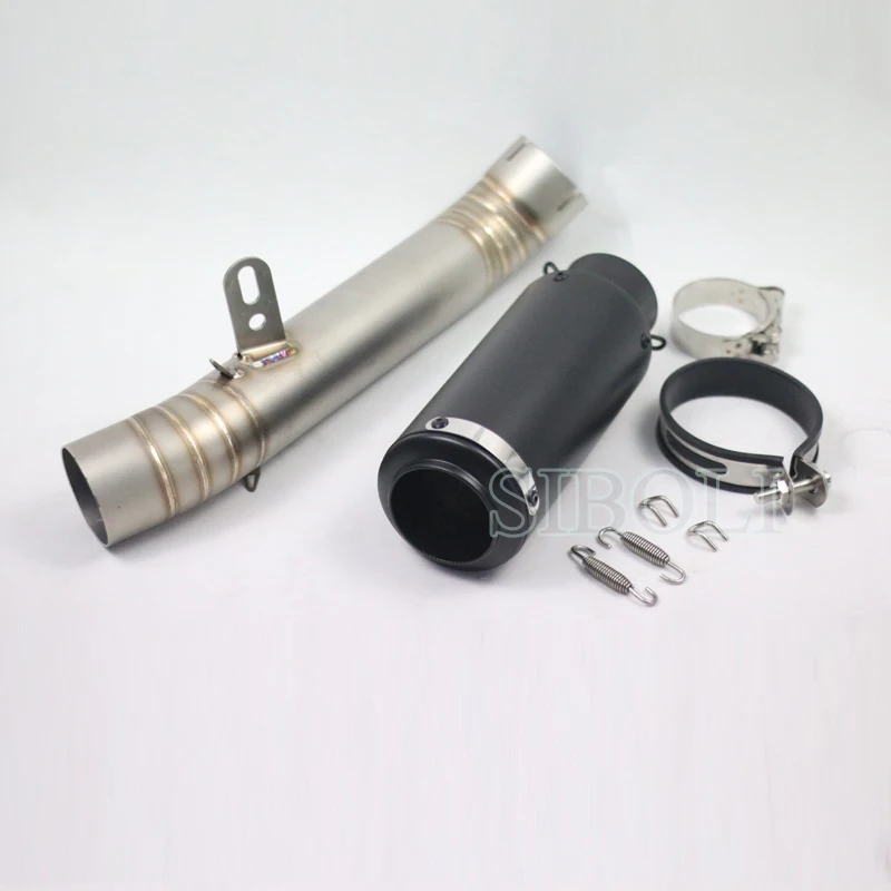 Выхлопной глушитель RSV4 для мотоцикла без шнуровки с средней звеньевой трубкой