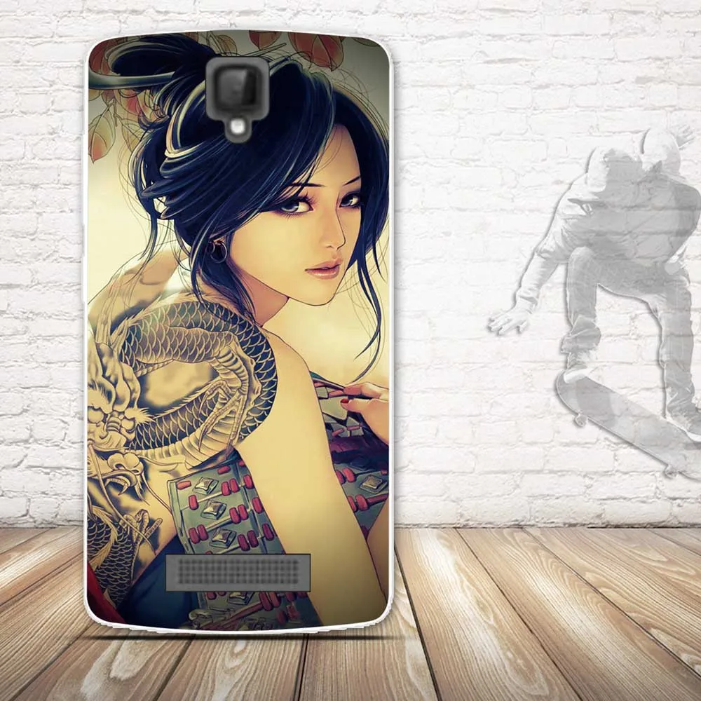 Мягкий силиконовый чехол из ТПУ для ZTE L5 Plus с 3D-принтом задняя крышка Blade телефона s