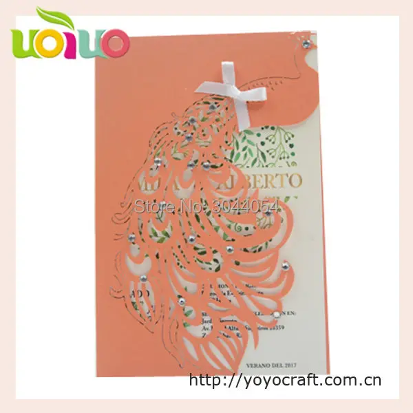 Свадебное и вечерние чное украшение роскошная Свадебная пригласительная