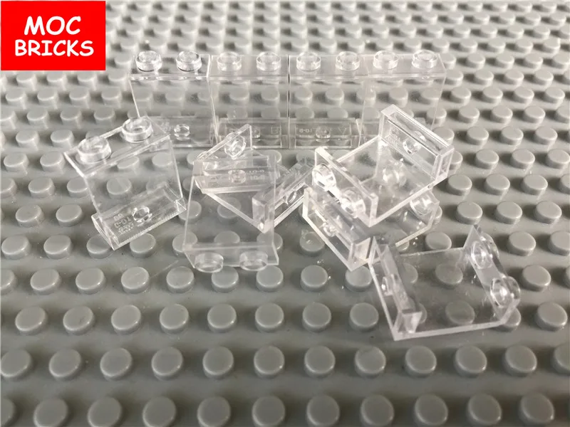 10 шт./лот MOC кирпичная панель 1x2x2 с боковыми окошками 87552 Обучающие строительные