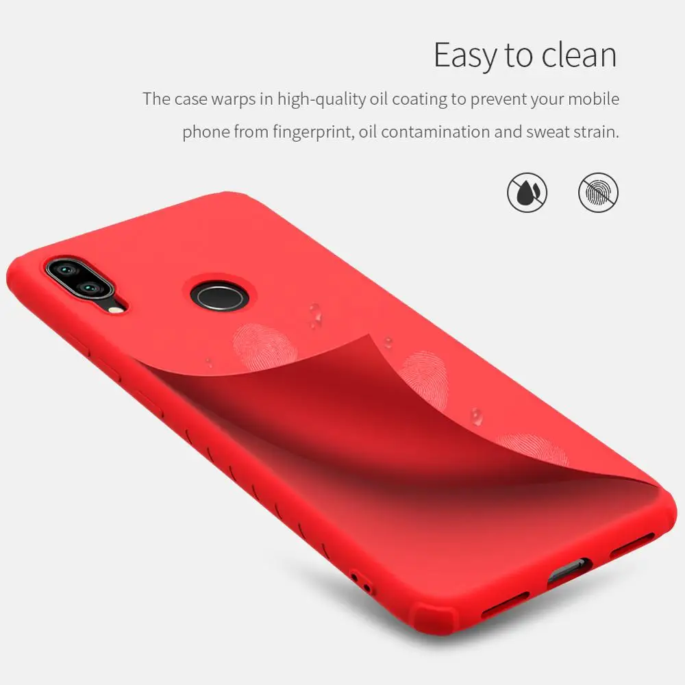 Для Xiaomi Redmi Note 8 7 Pro 7S чехол Nillkin прорезиненный ТПУ чехол силиконовая задняя крышка для Xiaomi Redmi Note 8 7 Pro Чехол для телефона