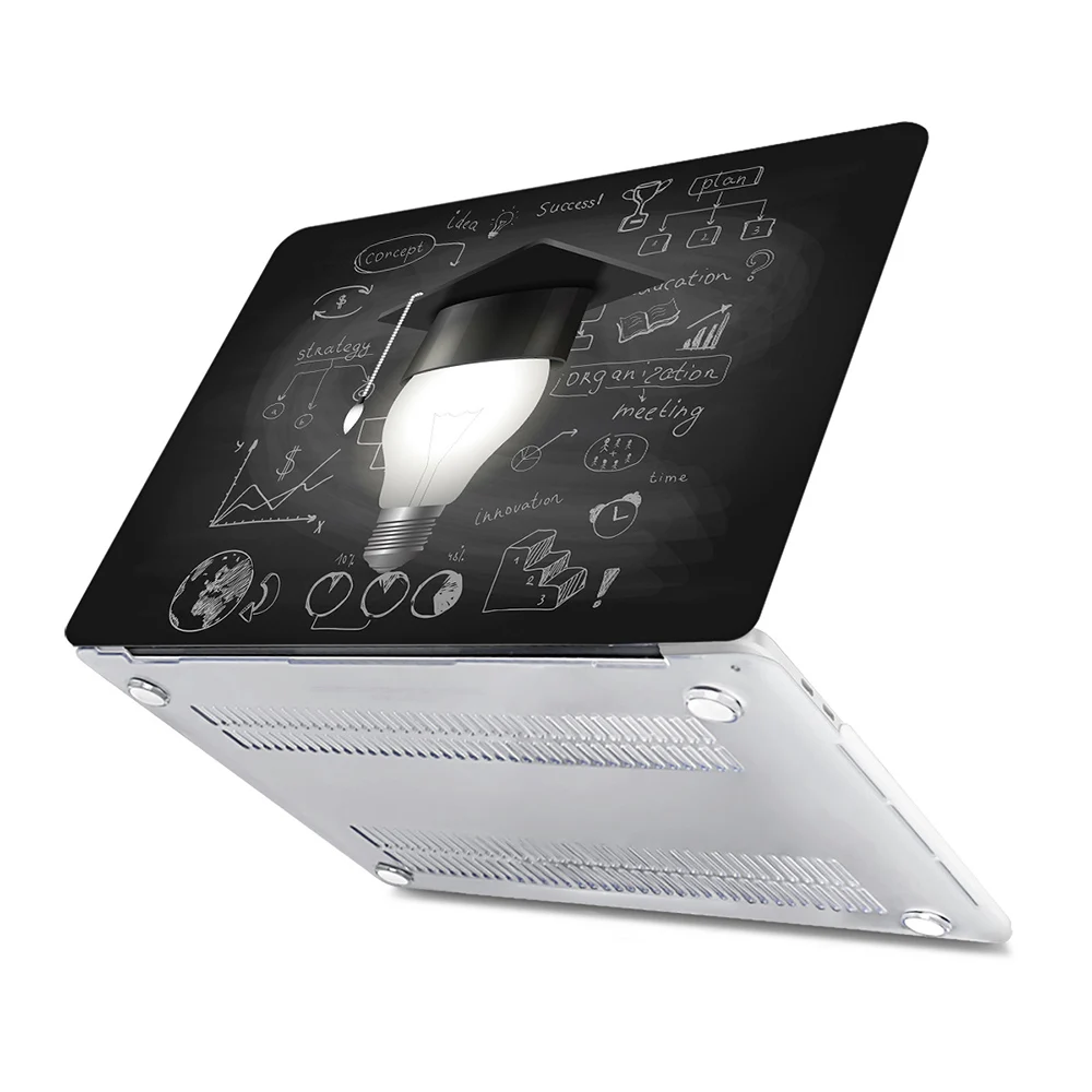 Инновационный жесткий чехол с лампочкой для Macbook Pro 13 15 дюймов A1706 A1707 Touch Bar& retina display Air 11 12 13