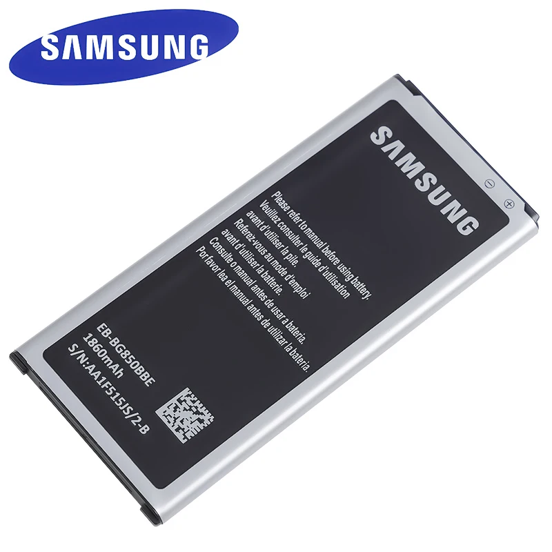 Оригинальный аккумулятор Samsung 1860 мАч для Galaxy Alpha G850 G850F G850A G850W G850S G850K G850L G850T с