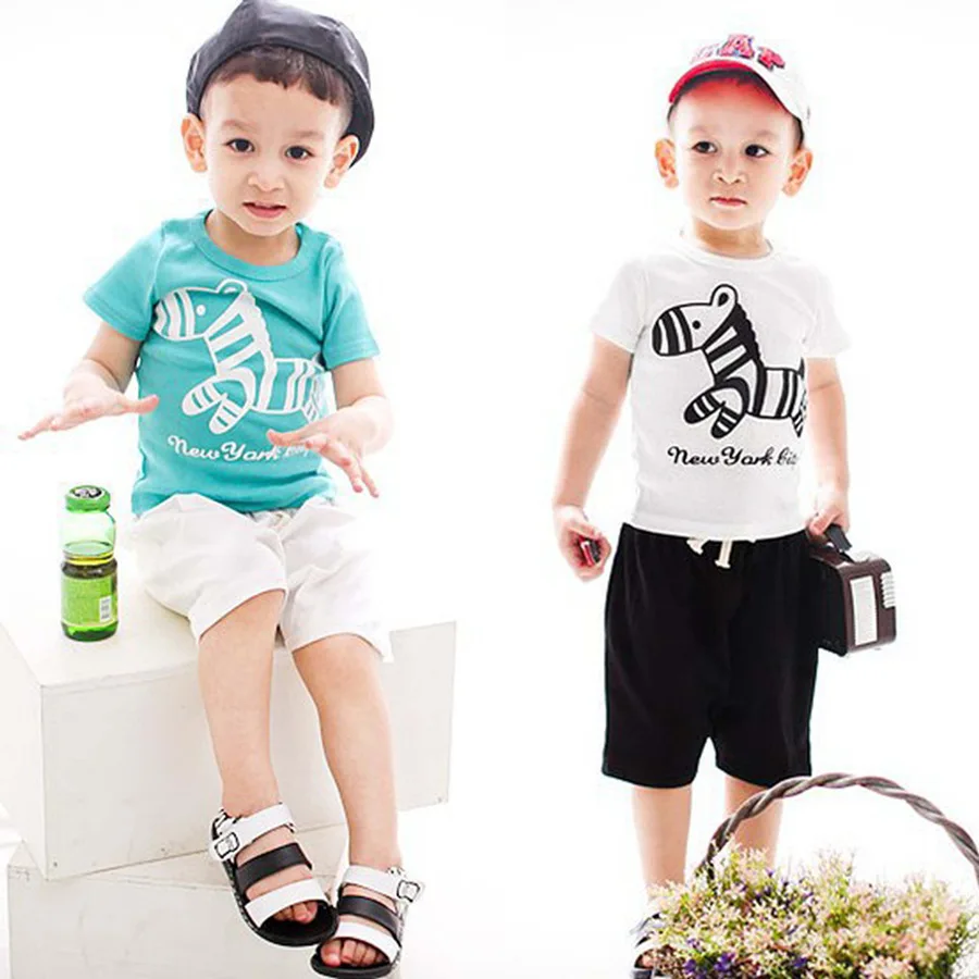 Летняя стильная одежда для маленьких мальчиков модная детская Roupas Infantis Menino