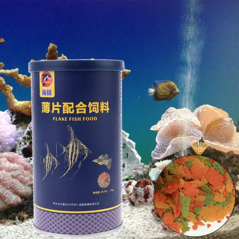 Аквариум для тропических рыбок продукты питания роста рыбных хлопьев товары