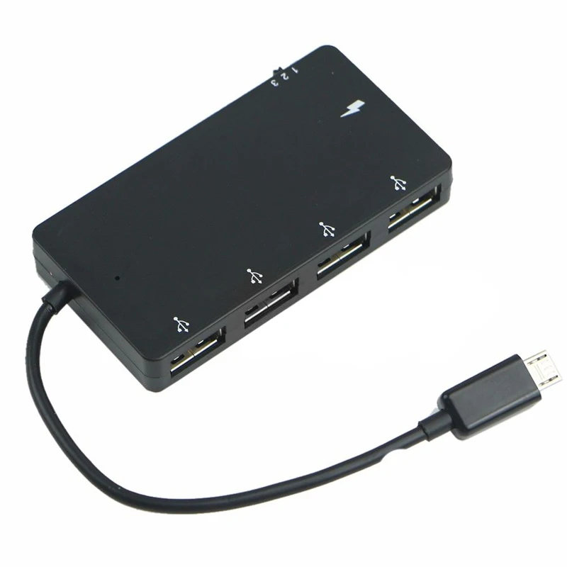 Новый Micro USB OTG 4 портовый концентратор питания зарядный адаптер кабель для Samsung