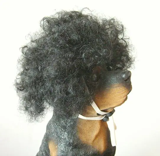 Короткие коричневые парики для домашних животных кошек собак Bobo аксессуары