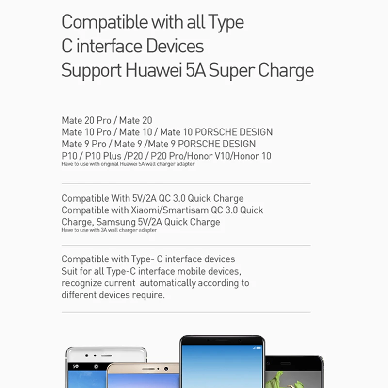 Mcdodo 5A супер быстрая зарядка usb type-C кабель для huawei mate 20 P20 10 Pro Lite для samsung S10 S9 USB-C зарядный кабель для передачи данных