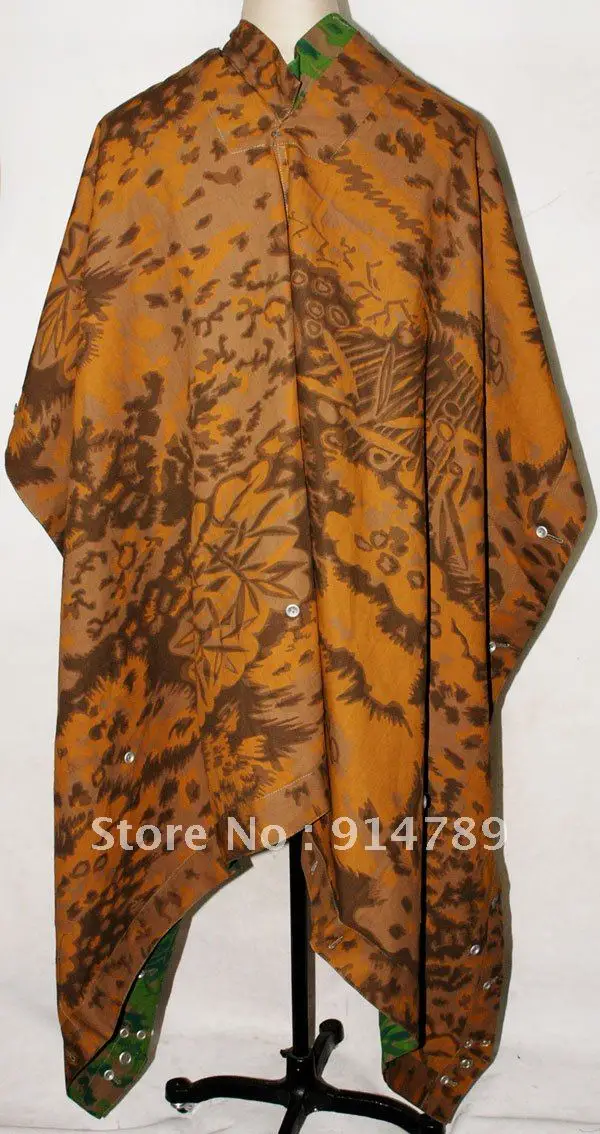 Двусторонняя камуфляжная палатка с пальмами времен Второй мировой войны