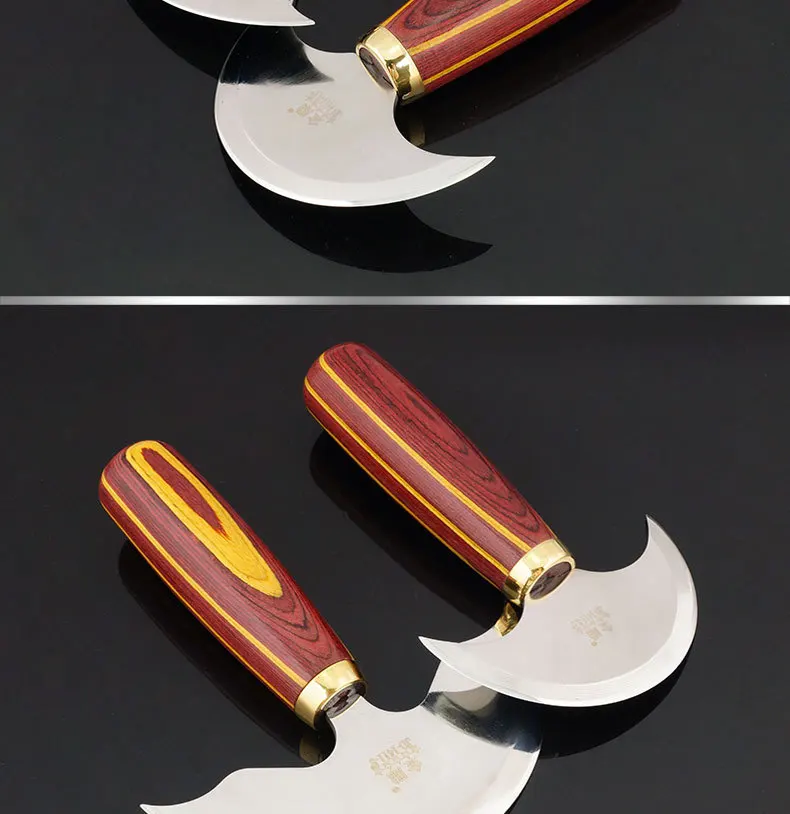 1 шт./компл. Высокое качество DIY кожа изогнутые фасовки коррекция стрижки Ножи кожа режущего инструмента триммер коррекции Ножи