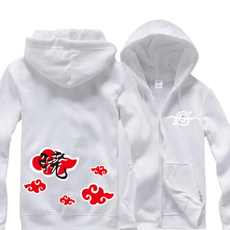 Мужские толстовки Hokage Akatsuki флисовая толстовка с капюшоном рисунком красных