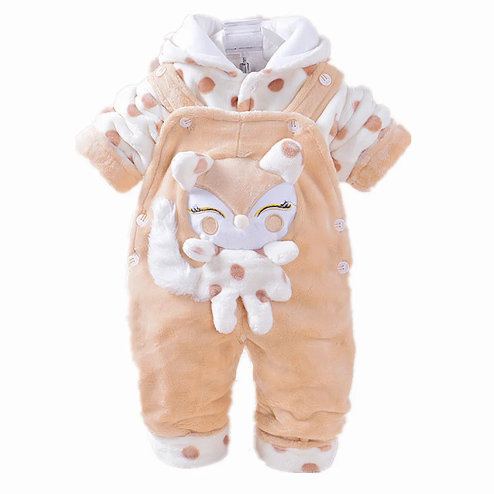 Новый стиль комплекты зимней одежды для малышей пальто с капюшоном и объемным