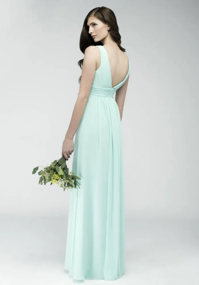 Изготовленное на заказ ТРАПЕЦИЕВИДНОЕ ПЛАТЬЕ с завышенной талией длинное