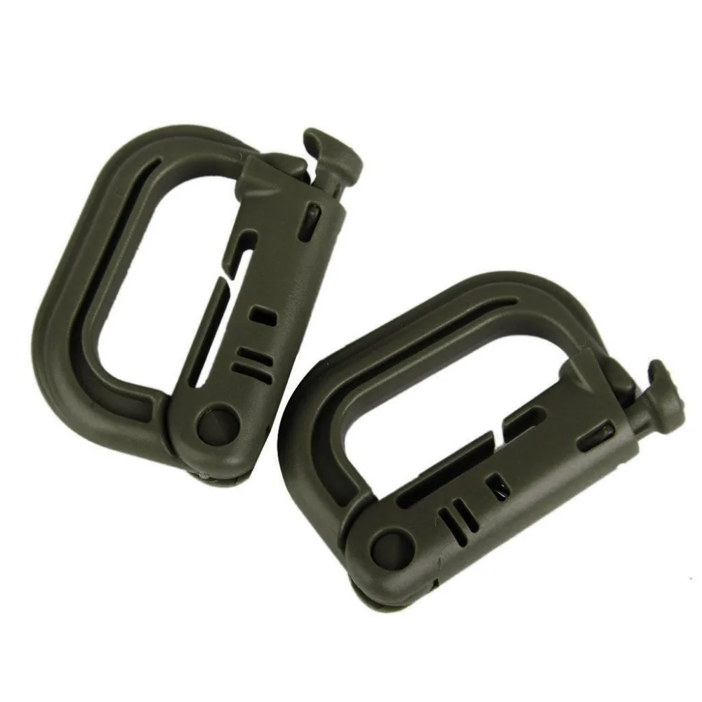 20pCarabiner d-образное кольцо минеральной с пружинным механизмом блокировки бутылки