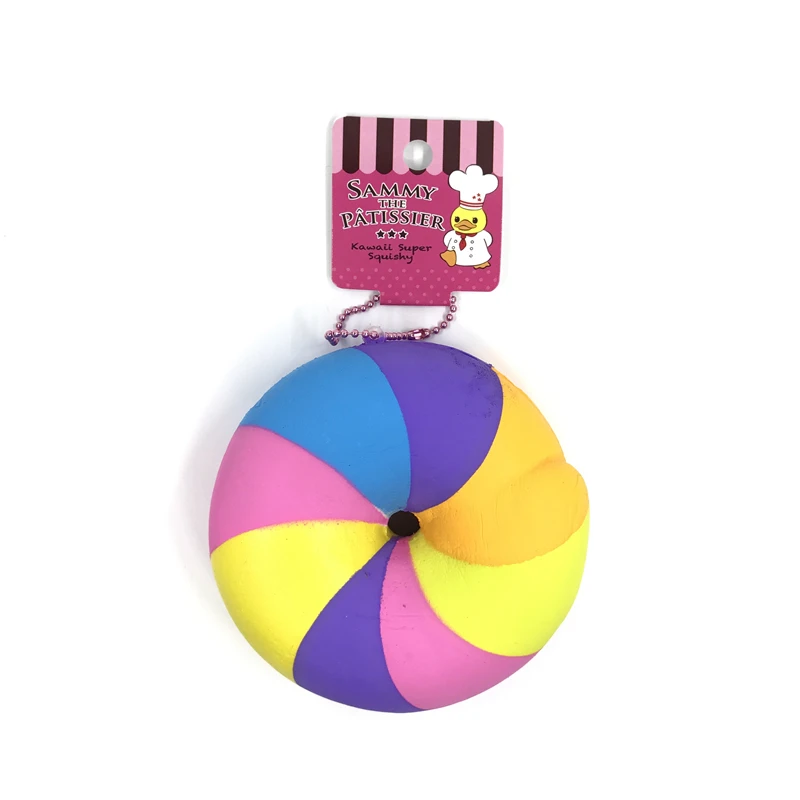 Оригинальные цветные бублики NIC Sammy мягкие и медленно растущие игрушки Сжимаемый