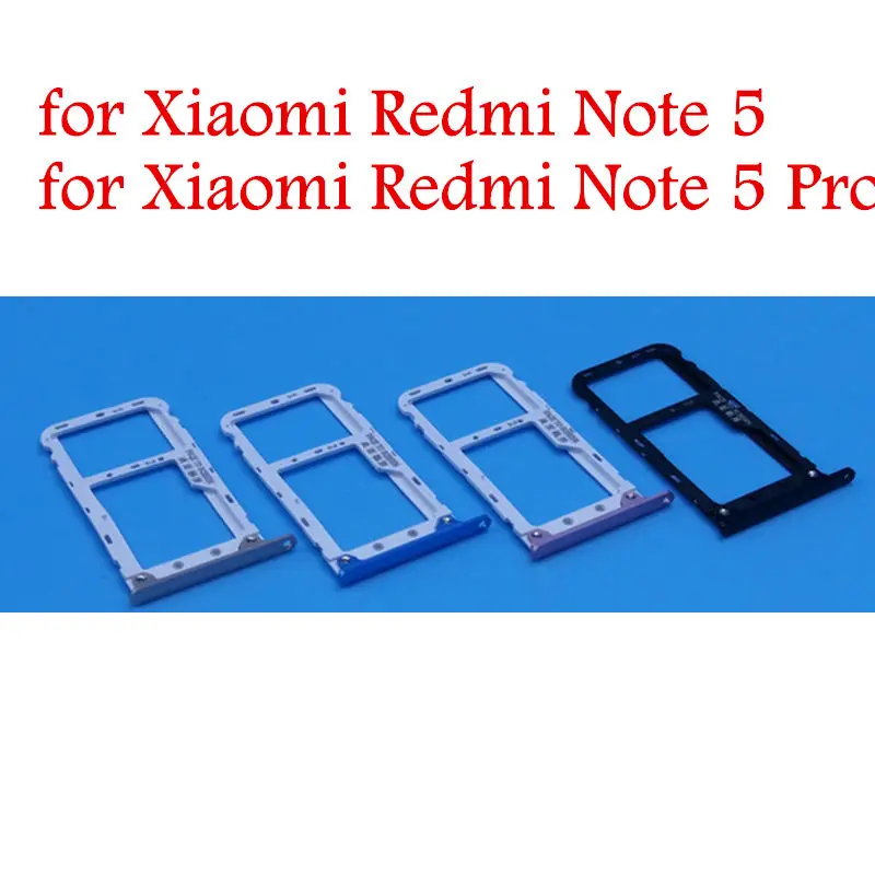 Для Xiaomi Redmi Note 5 Pro/ держатель лотка для SIM Micro SD карты TF слот адаптер запасные части