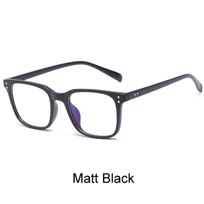 Matt Black Двух часах TR90 гибкие очки оправа, желтые игровые очки для компьютера антибликовыми свойствами блокирует свет очки для близоруких X5025 - Цвет оправы: Matt Black