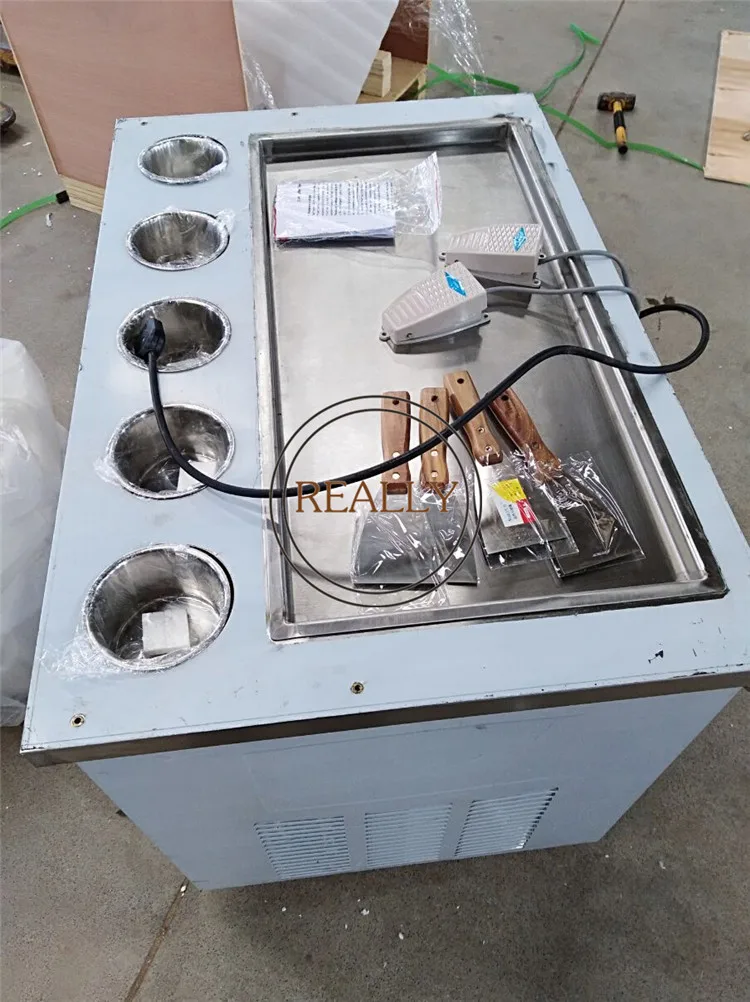 Коммерческая Машина для жареного мороженого плоская сковорода машина пищевая