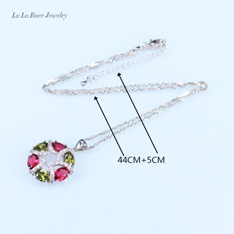 L &amp B зеленый искусственный изумруд Красный Имитация Граната