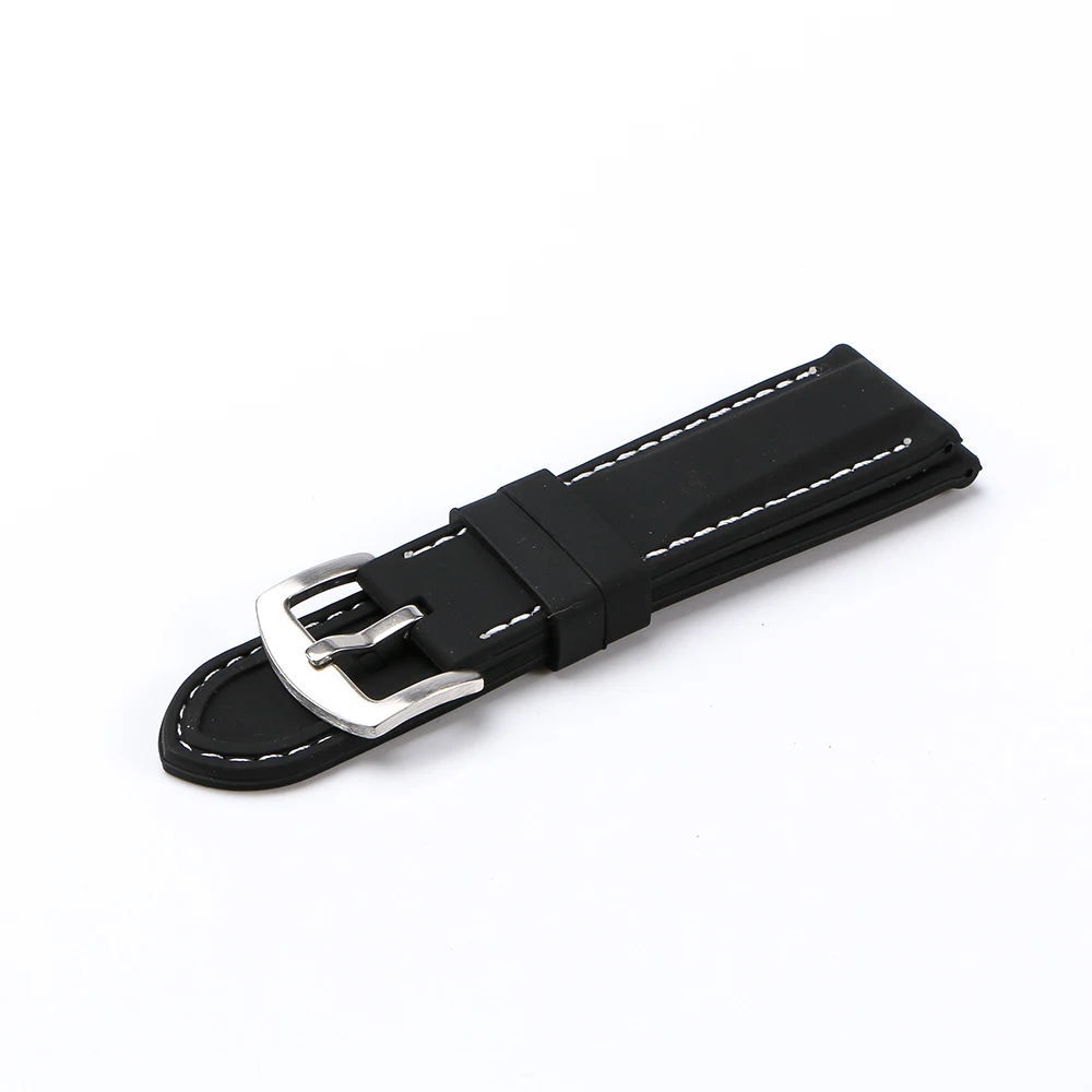 Ремешок силиконовый для мужских и женских наручных часов модный резиновый