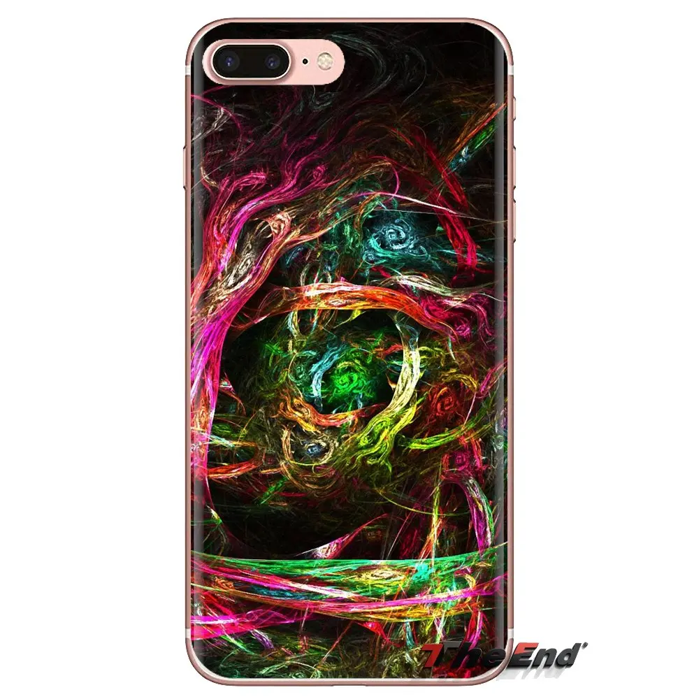 Мягкое покрытие кожи Пастельная абстрактная психоделическая футболка для LG G3 G4