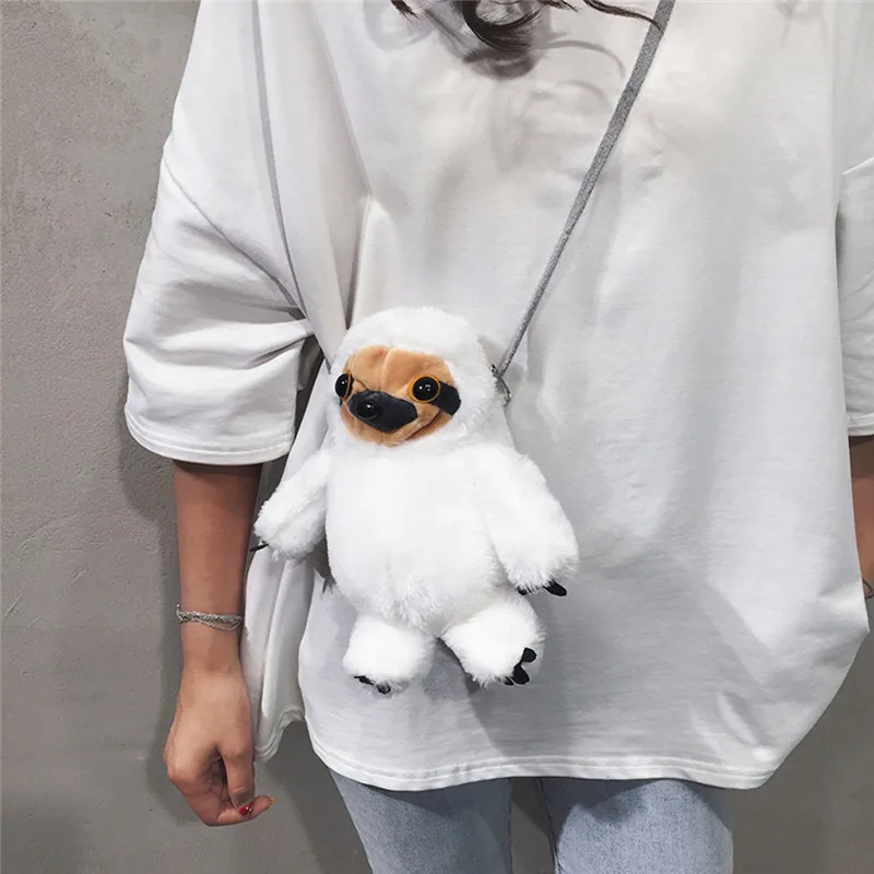 Kawaii Девушка коала Ленивец крест тела сумка милые дети мягкие плюшевые игрушки