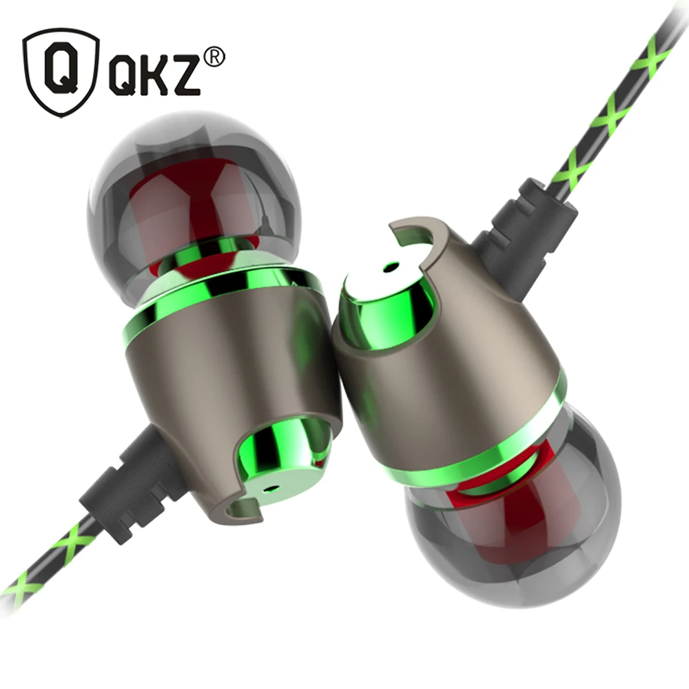 QKZ DM11 наушники Магнитный стерео бас металла наушники-вкладыши Шум Отмена