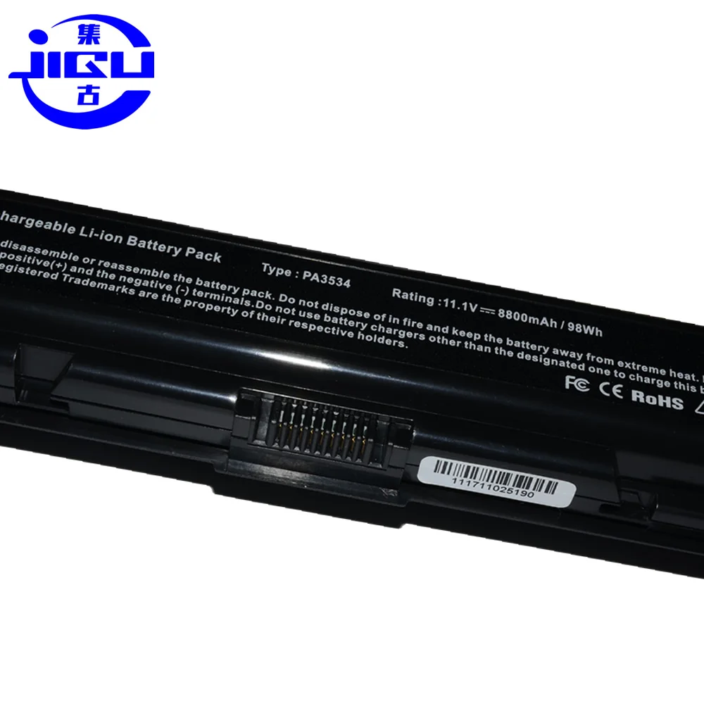 JIGU BestpriceNew aptop батарея PA3682U 1BRS PA3727U PA3534U 1BAS PABAS098 PABAS174 для Toshiba|battery for toshiba