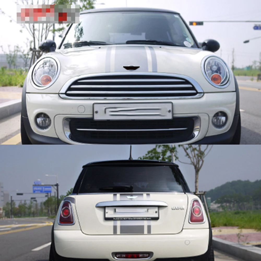 Капот + багажник 3 полосы автомобильные наклейки и автостайлинг для Mini Cooper JCW One S F55