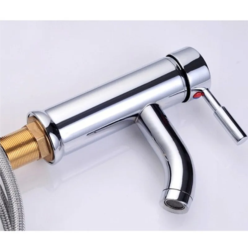 Современный простой для ванной кухни раковины кран горячей/холодной