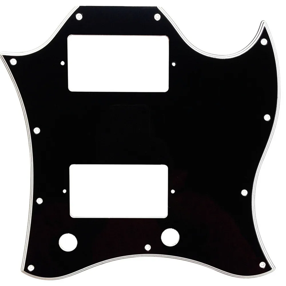 Pleroo Guitar Parts For Gib Standard SG Full Face Pickguard Route PAF Humbuckers Scratch Plate|Детали и аксессуары для