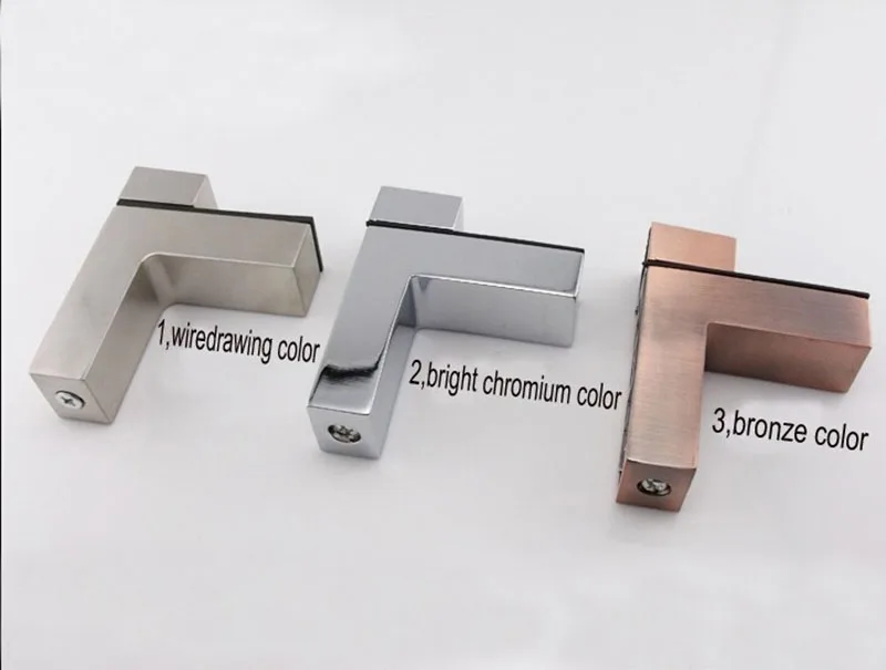 F Форма цинковый сплав стеклянный зажим держатель угловой KF532|glass clamp|glass clamp holderclamp