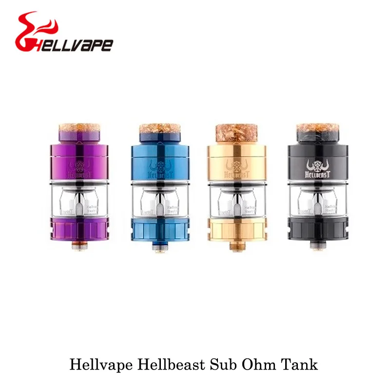 Электронные сигареты Hellvape Hellbeast Sub ohm Tank Hybrid 4,0 мл/4,3 мл/3,5 мл емкость Vape испаритель VS Hellvape Rebirth RDA