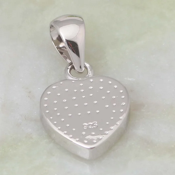 Высокое качество поставщиков серебряный цвет ювелирные изделия Сердце Белый