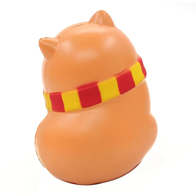 Джамбо каваи очки толстый кот Мягкий Котенок кукла моделирование медленно