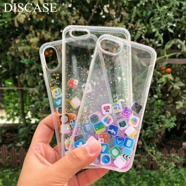 Чехол для телефона с милым динамическим рисунком iphone X XS MAX XR 7 8 6 6s plus Модный