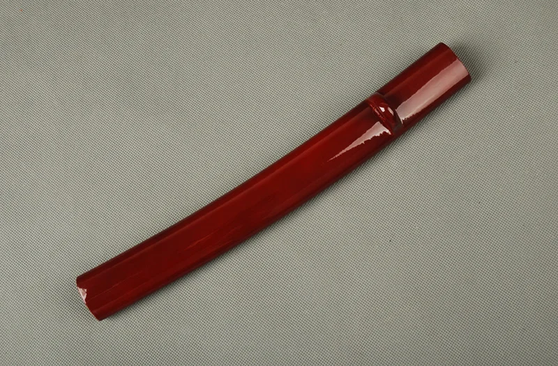 Нежная древесина меч ремесла облегающие блестящие темно красные Короткие Ножны