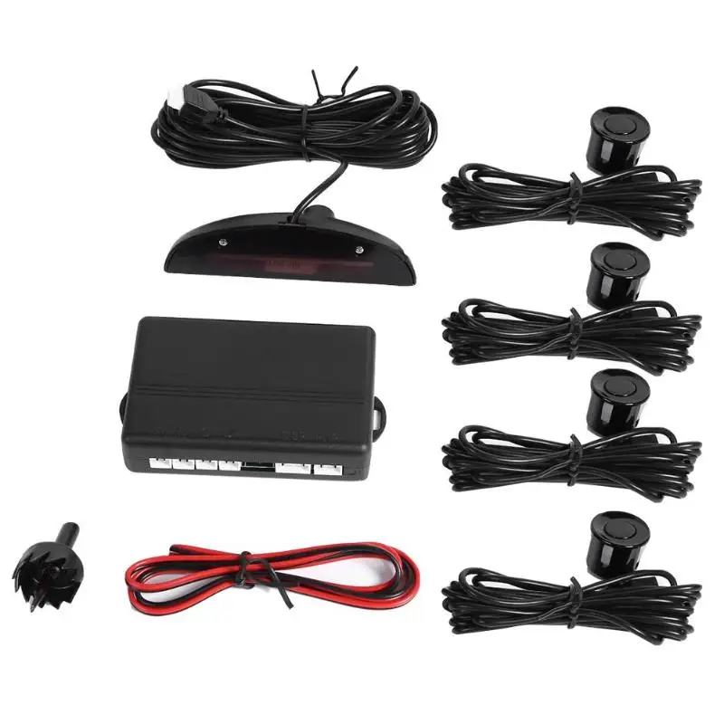 Автомобильный парктроник VODOOL парковочный датчик светодиодный дисплей заднего