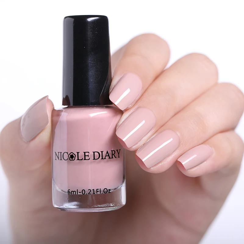Лак для ногтей NICOLE DIARY Series 6 мл лак дизайна розовый на водной основе