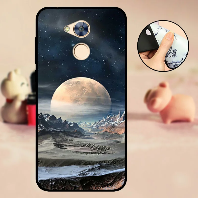 Чехол для Honor 6A чехол с рисунком Huawei телефонный силиконовый Honor6A задняя крышка из