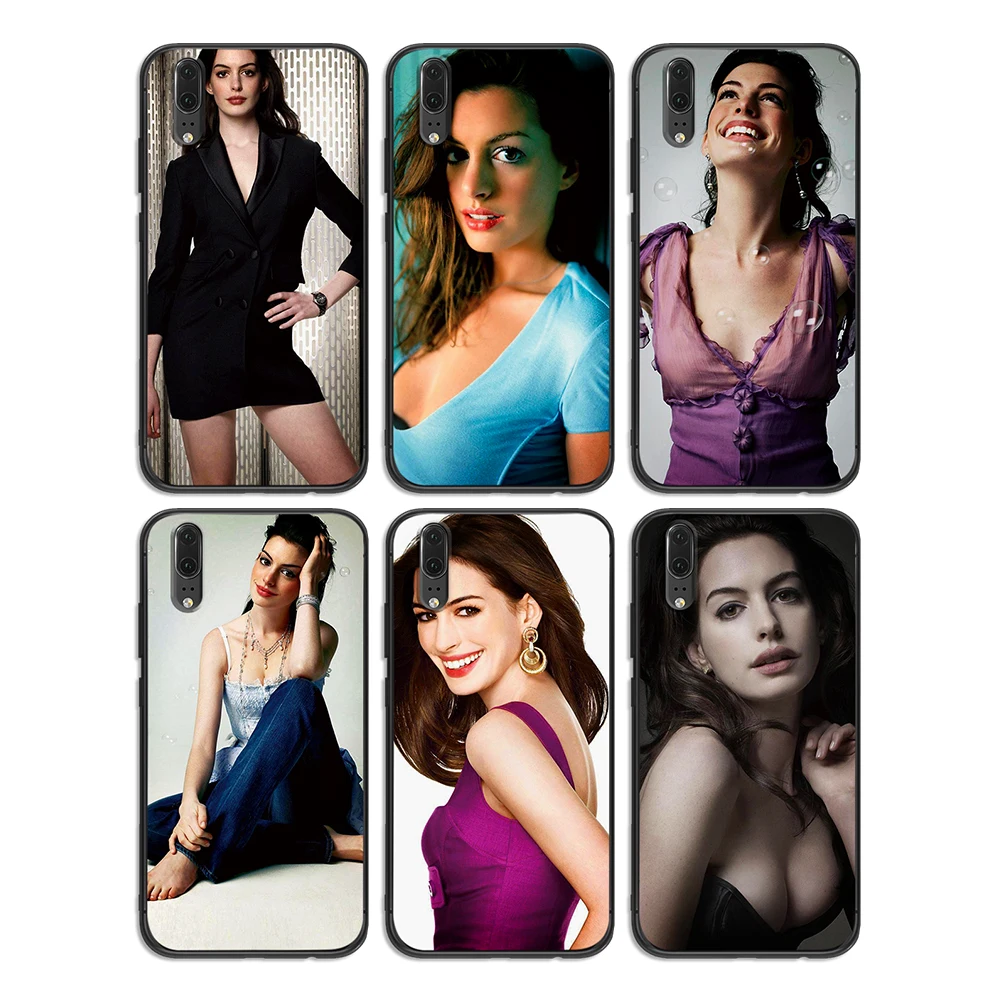 Мягкий чехол-накладка Anne hathaway для huawei Honor 6A 7A 3GB Pro 7X 8X 8C 10 Lite Note | Мобильные телефоны