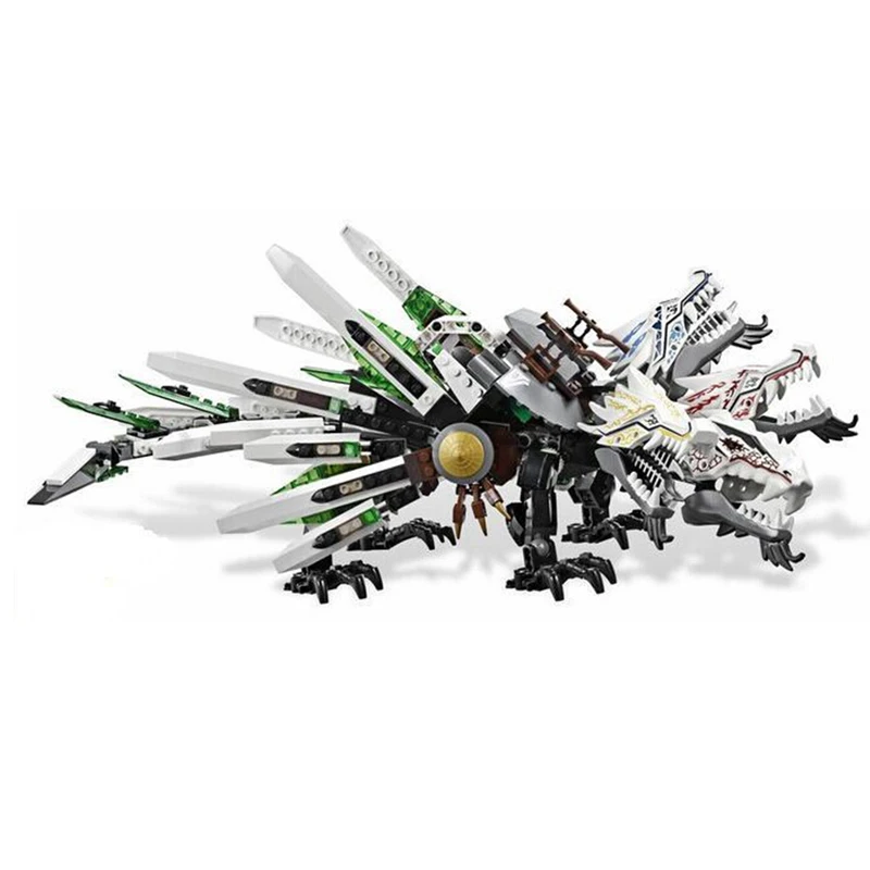 Bela 9789 911 шт. Ninja Epic Ultra Dragon batch Great Devourer змея тюрьма DIY строительные блоки игрушки
