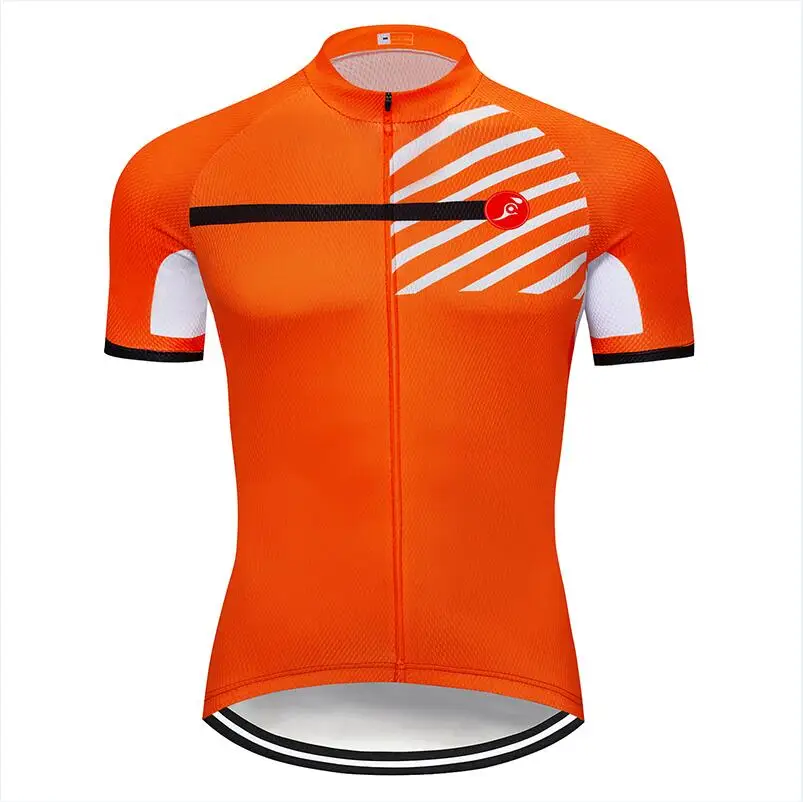 Оранжевый командный Топ, одежда для велоспорта, Ropa Ciclismo, мужская летняя быстросохнущая одежда без рукавов для велоспорта - Цвет: jersey