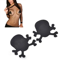 sexy women nipple cover breast petals pads skull shaped nipple sticker bra pasties invisible nipple covers bra accessorie