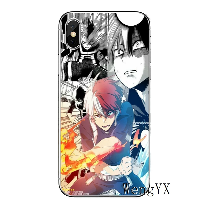 My Hero Academy шото Тодороки для iPhone X XR XS Max 8 7 6s 6 plus SE 5S 5c 5 4S 4 iPod Touch чехол мягкий чехол для телефона s - Цвет: shoto-Todoroki-A-02