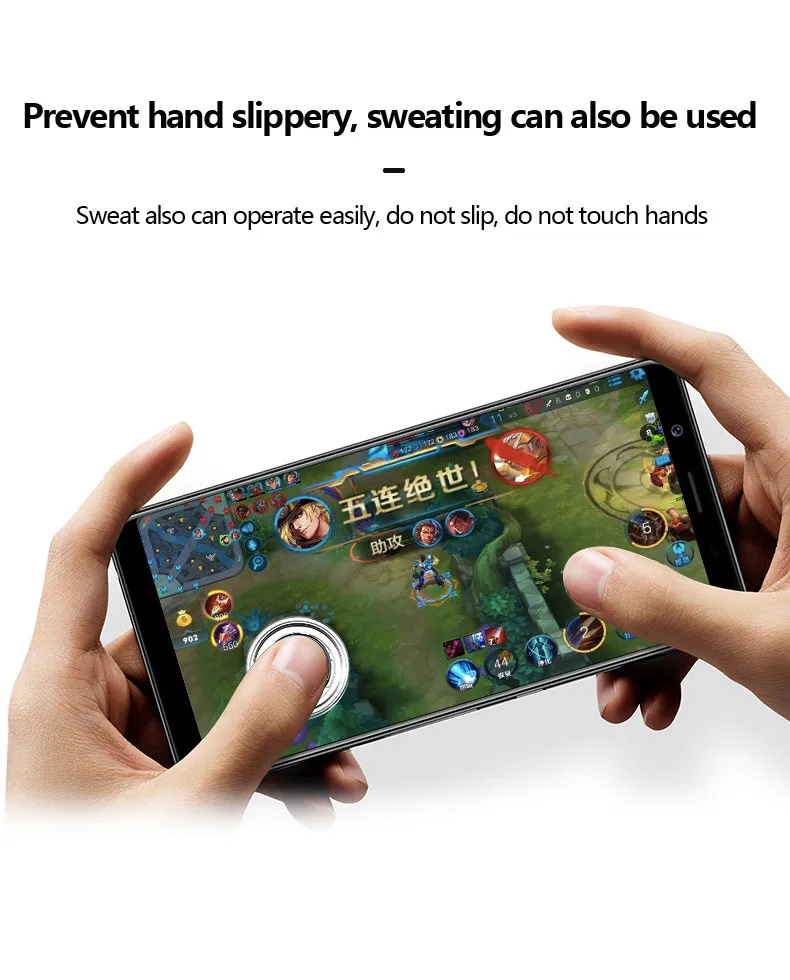 UKKUER мобильная игра огненная металлическая кнопка Aim ключ для Android Iphone универсальный игровой триггер для мобильных телефонов джойстик шутер контроллер
